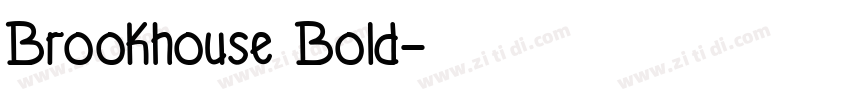 Brookhouse Bold字体转换
